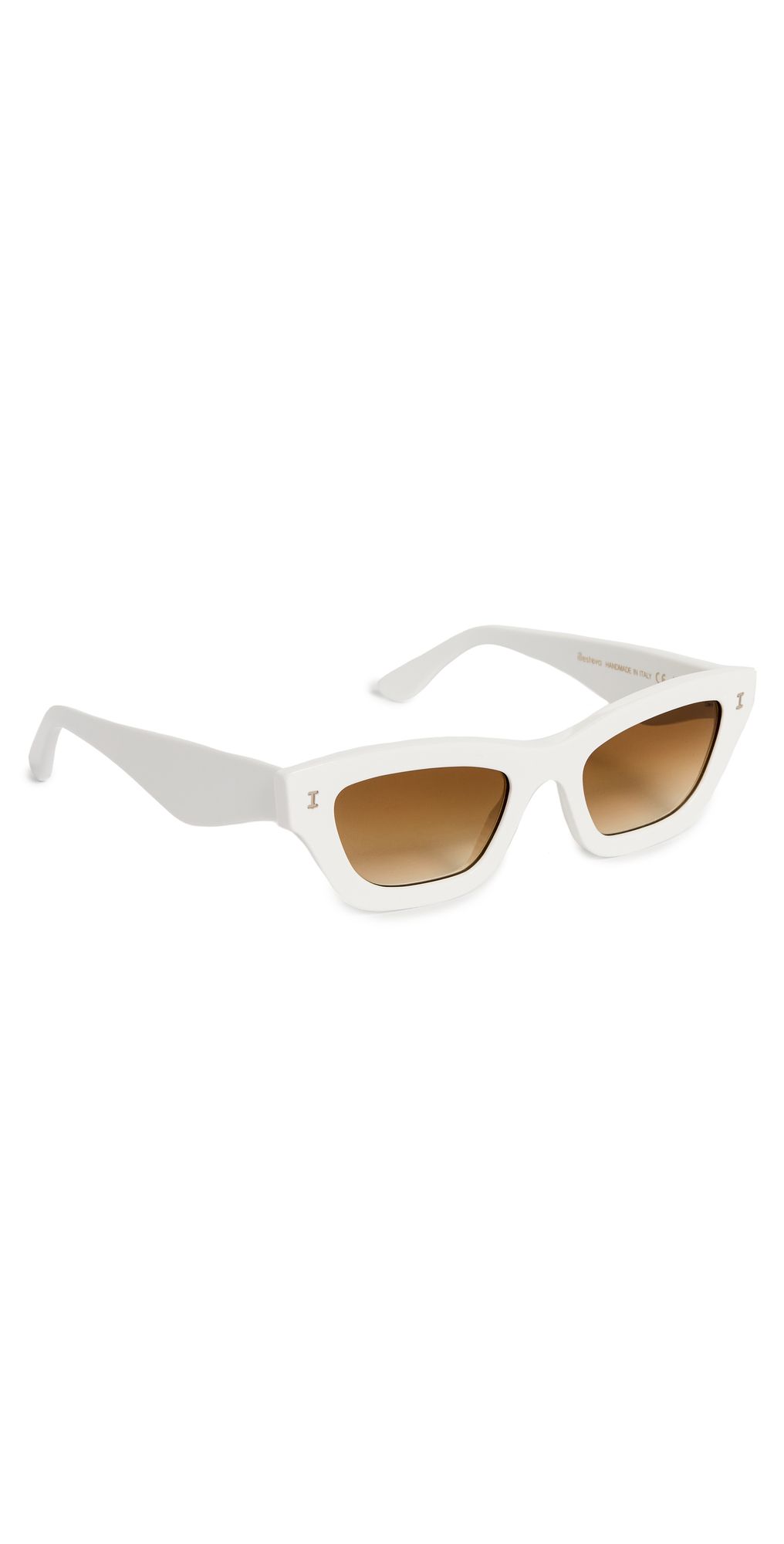 Illesteva Donna White Brown Gradient Sunglasses | Shopbop
