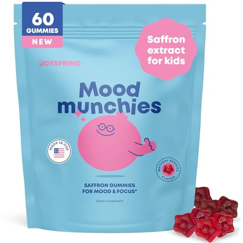 JoySpring Saffron Gummies for Kids | Saffron Extract with GABA Supplements Offer Mood Support and... | Amazon (US)