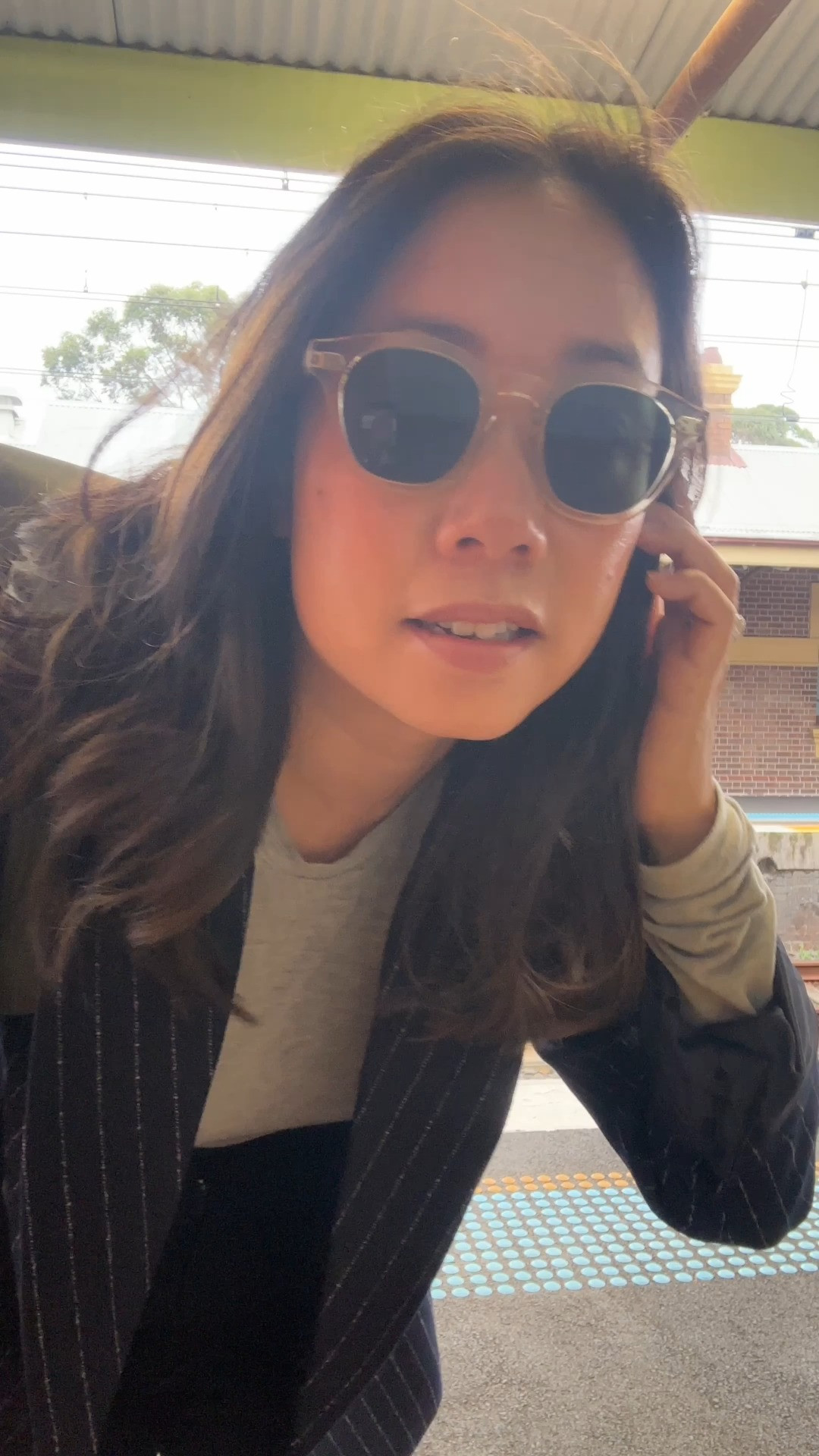 Wearing a size 10 in my Perri Cutten navy pinstripe blazer (currently 25% off!), size S in my uniqlo heattech, size S in my barrel leg trousers, shoes and bag linked - huzzah! 

 #LTKaustralia #LTKworkwear #LTKpetite