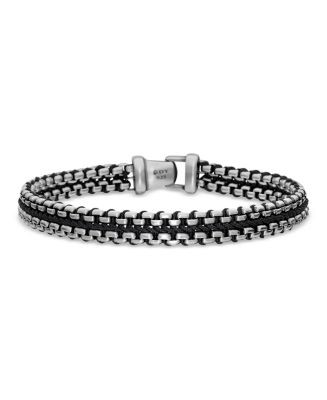 David Yurman Men's Woven Box Chain Bracelet in Sterling Silver with Nylon, 10mm  | Bloomingdale's... | Bloomingdale's (US)