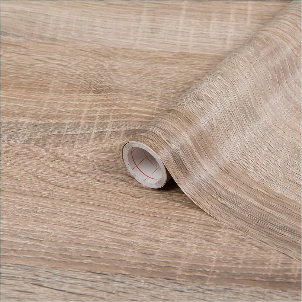 d-c-fix 346-8105 self-Adhesive Film Sonoma Oak Light Wood 26.5'' x 78.7",Oak, Light Brown, Beige | Amazon (US)