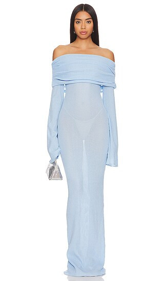 SER.O.YA Galleria Maxi Dress in Baby Blue. - size M | Revolve Clothing (Global)