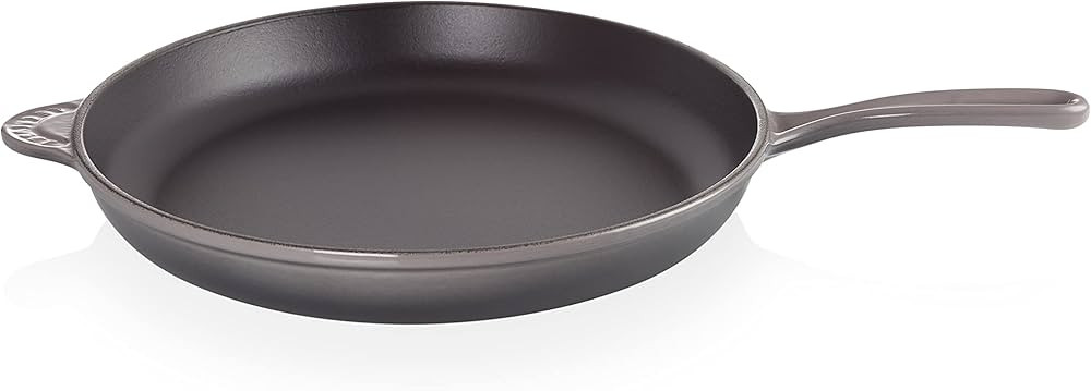 Le Creuset Enameled Cast-Iron 15.75 Inch Oval Skillet, Oyster | Amazon (US)
