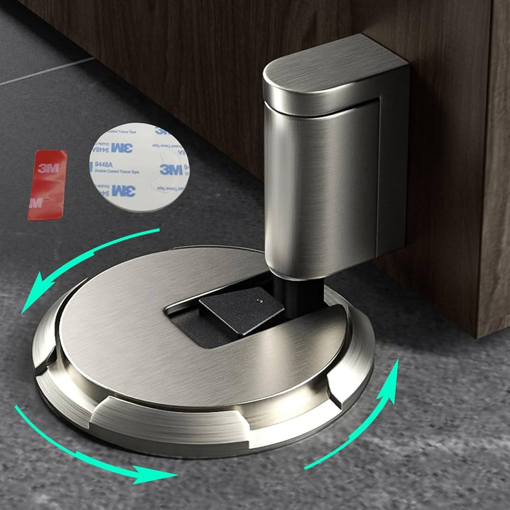 HOOFUS No Magnetic Mechanical Door Stopper,Adjustable Door Holder, for Door Gaps up to 0.75 Inch ... | Amazon (US)
