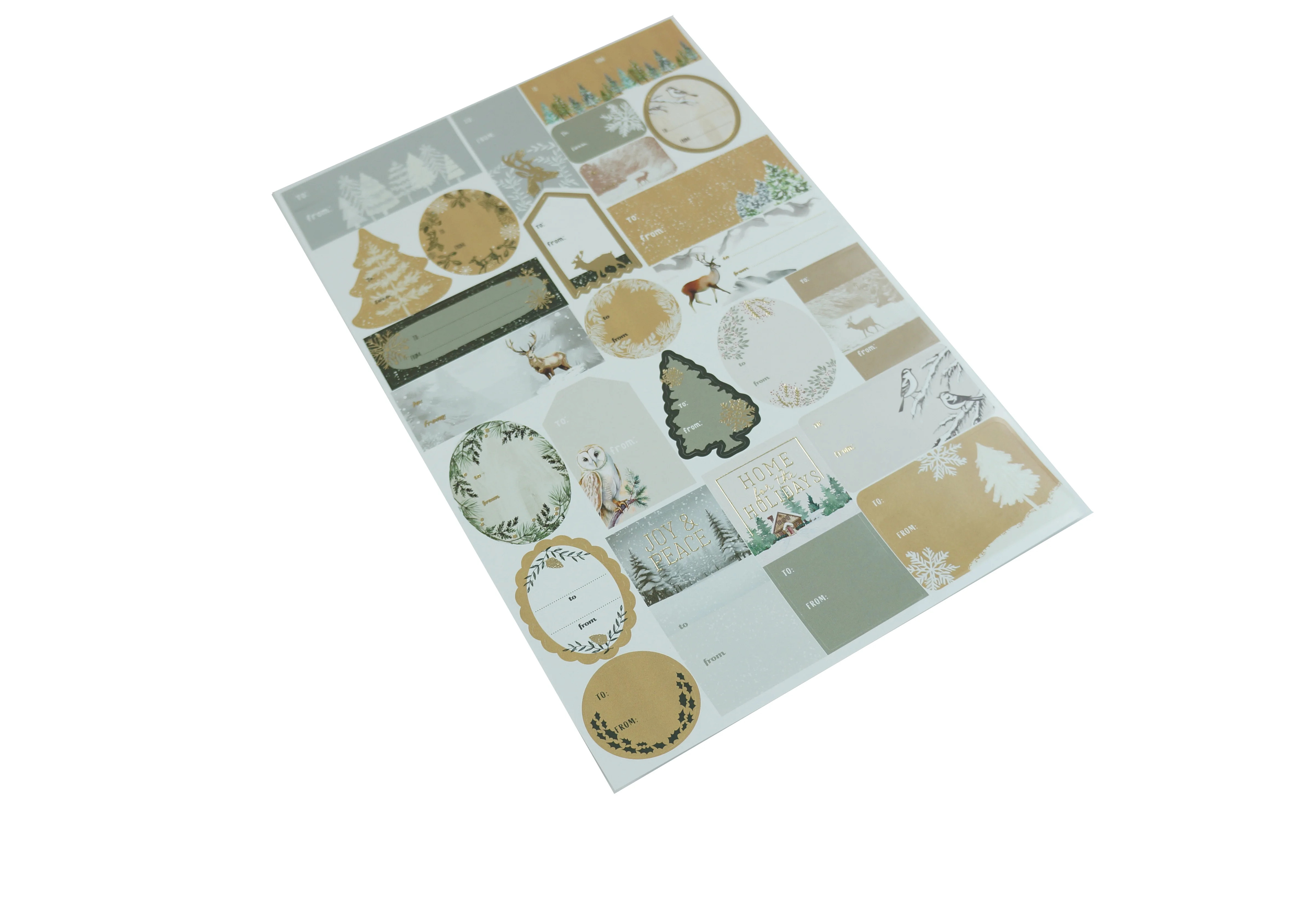 100CT Yellow White foil Whim Sticker Tag,7 in x 10.5 in,by Holiday Time, HOLIDAY TIME PL 100CT CC... | Walmart (CA)