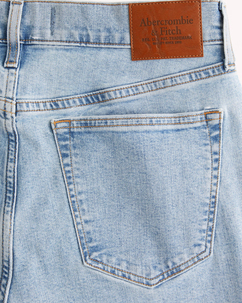 Men's Athletic Straight Jean | Men's Bottoms | Abercrombie.com | Abercrombie & Fitch (US)