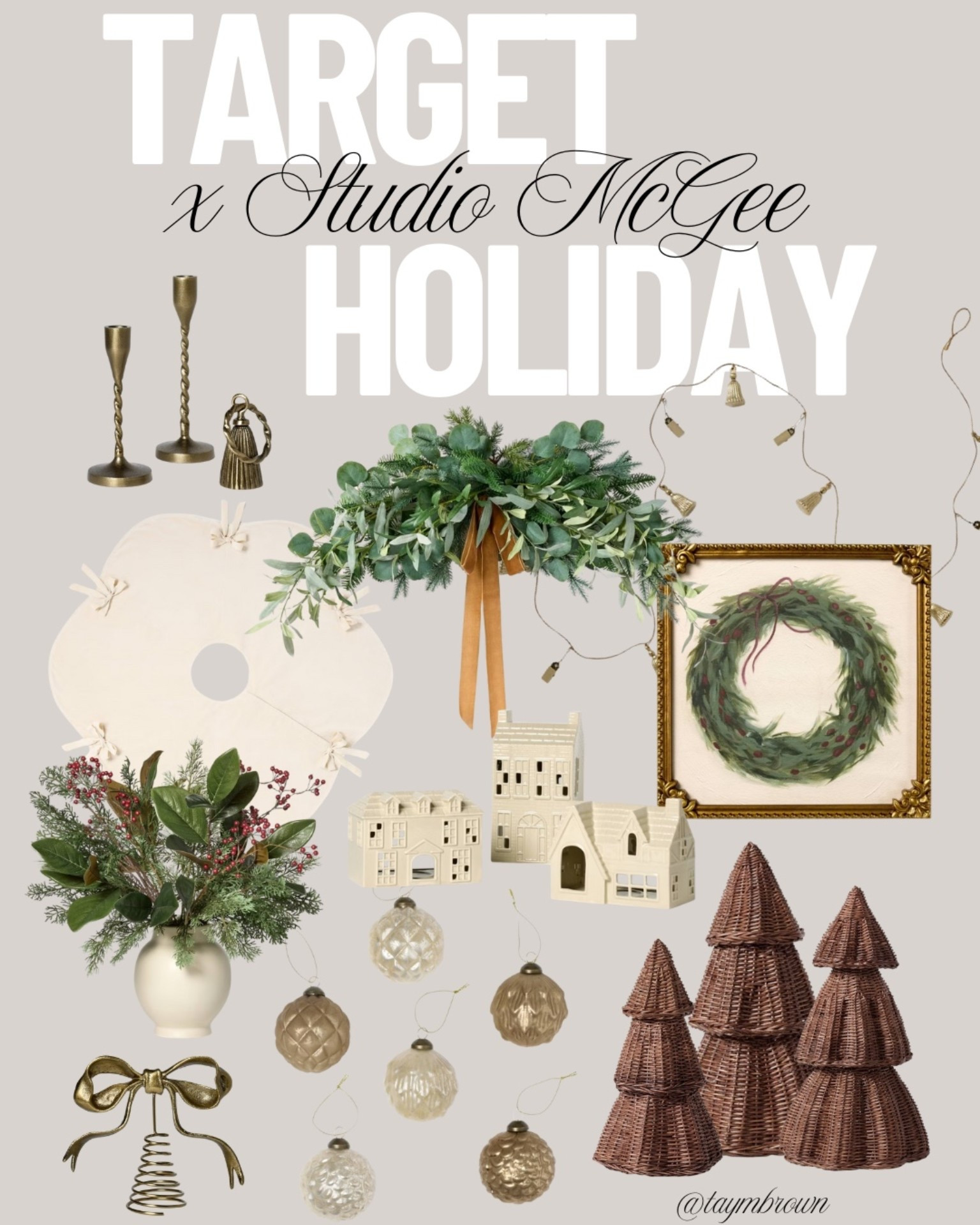 NEW Threshold x Studio McGee holiday collection! 🌲

#LTKSeasonal #LTKHome #LTKFindsUnder50