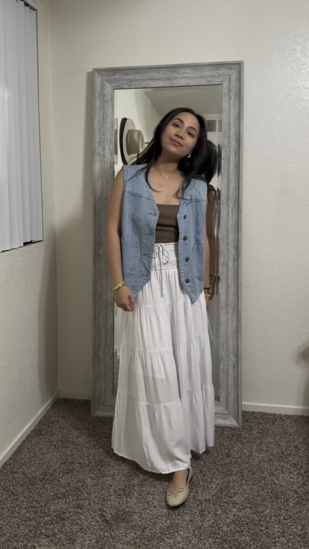 Wearing a small for both skirts, and medium for the vest:) 


Tiered skirts, amazon finds, budget style, extra petite, cottage core, maxi skirts, summer style

#LTKStyleTip #LTKFindsUnder50