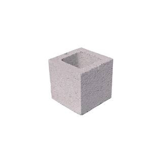 8 in. x 8 in. x 8 in. Gray Concrete Block | The Home Depot