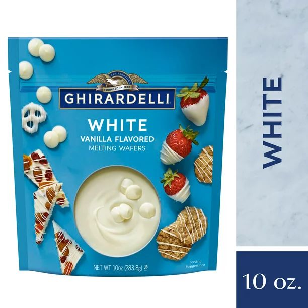 GHIRARDELLI White Vanilla Flavored Melting Wafers, 10 OZ Bag - Walmart.com | Walmart (US)