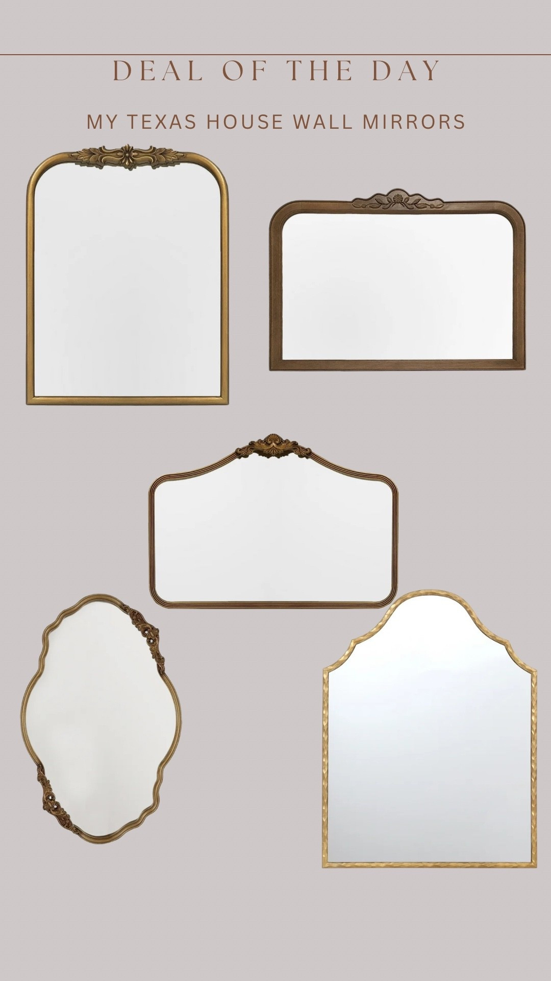 Brand new my Texas house wall mirrors!!!!!! These are stunning!!! 

#LTKFindsUnder100 #LTKSaleAlert #LTKHome
