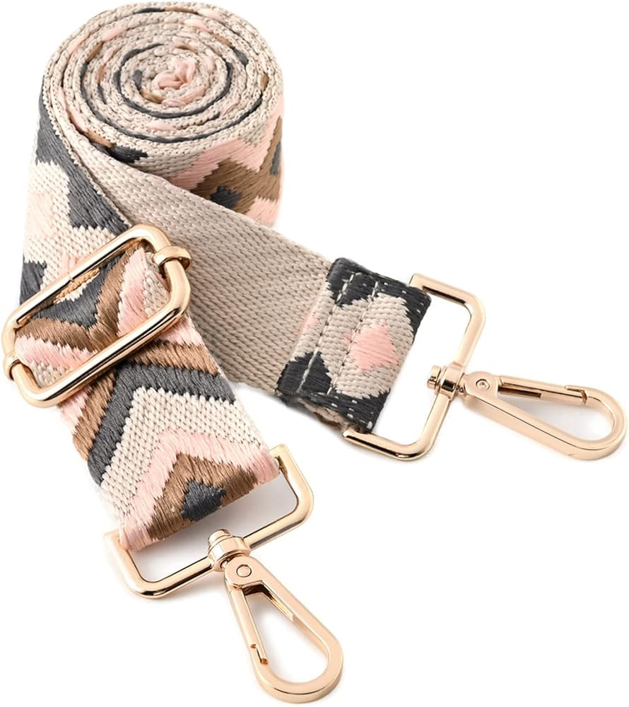 Purse Strap Replacement Crossbody Handbag Wide Shoulder Strap Adjustable | Amazon (US)