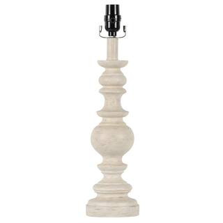 Hampton Bay Mix and Match 19 in. H Shabby White Table Lamp Base DS18041 | The Home Depot