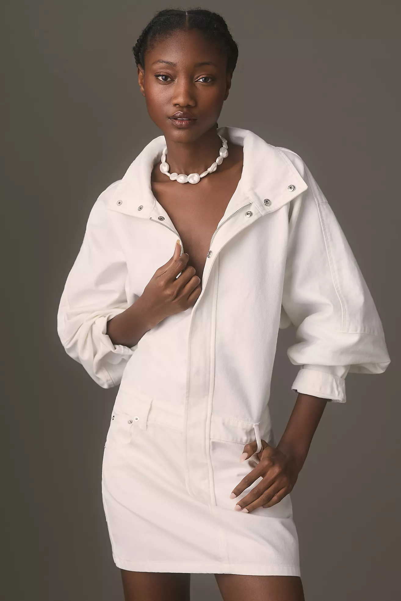 Ronny Kobo Andy Denim Mini Dress | Anthropologie (US)