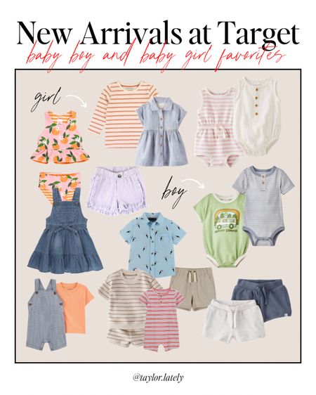 Baby Girl Clothes and Baby Boy Clothes from Target! These Baby New Arrivals are so cute and perfect for spring and summer.

Baby Girl | Baby Girl Clothes | Baby Boy Clothing | Baby Boy Clothing | Target Baby Girl | Target Baby Boy | Target Baby | Target Kids

#LTKkids #LTKfamily #LTKbaby