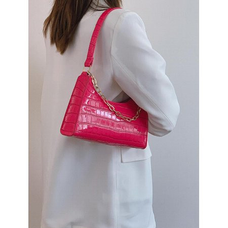 Women s Bags Croc Embossed Chain Hobo Bag WM2320220807 | Walmart (US)