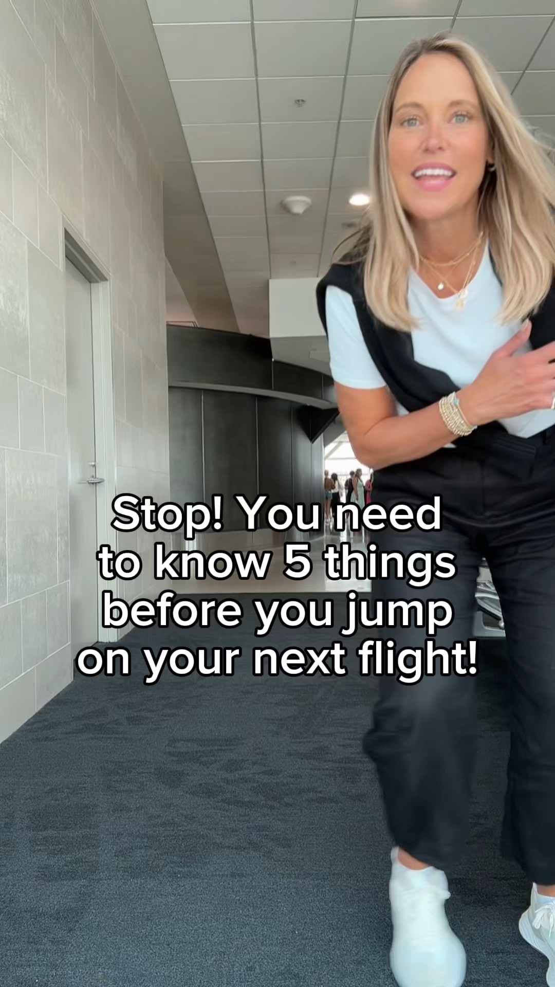 I never skip these airplane habits.

1. Count the rows to your nearest exit, front and back, the second you sit down. Ten seconds, and if something ever goes wrong you’re not guessing in the dark, you already know the way out.
2. Wear shoes you can actually run in. Flip flops and heels are cute, but if you need to move fast off that plane, you want to be able to.
3.Choose natural fibers, like cotton or linen, over synthetics when you fly. Synthetic fabrics melt in high heat, natural ones don’t, and that matters more than people realize.
4. Make sure your bag fits completely under the seat in front of you. If it’s sticking out, it becomes a trip hazard for you and everyone behind you in an emergency exit.
5. Keep your shoes on for takeoff and landing. Those are the two highest-risk windows of any flight, and bare feet or socks slow you down if you need to move quickly.

I do this every flight. Comment TWINS. ✈️

I also travel with these must haves too!
1. My magnification mirror that can go around my head with a built in stand too!
2. My new makeup case that lets me keep everything in it standing up and it nice and soft.
3. My linen pants from Ruti. Love them for travel days and site seeing days and I can dress them up for evening.
4. My delsy luggage! It’s the best quality and easiest to maneuver suitcases ever! Before this I had north face and Patagonia. Hated those!
5. My Dagny Dover carry on! Fits so much!