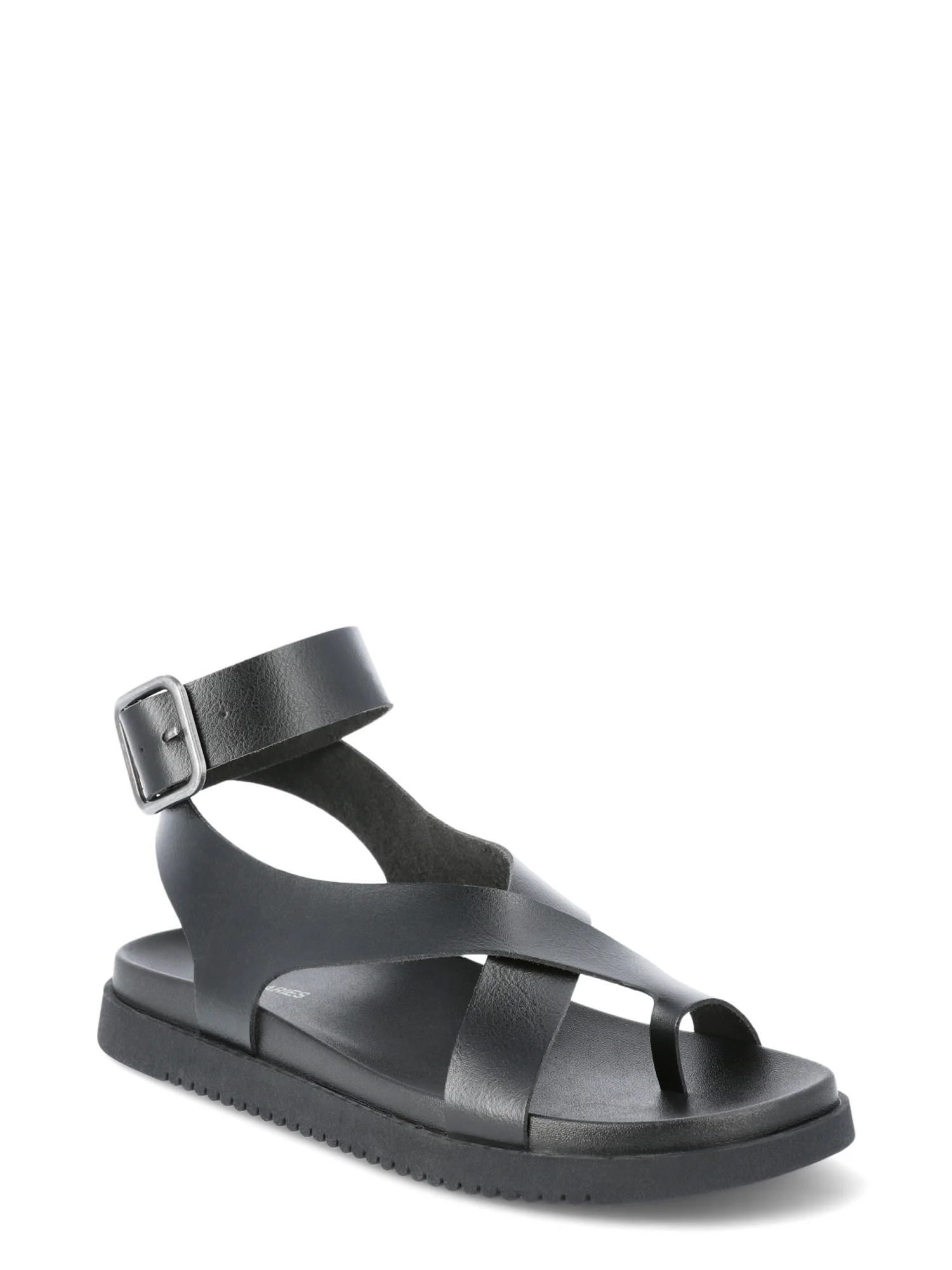 No Boundaries Women's X-Strap Toe Loop Sandals | Walmart (US)