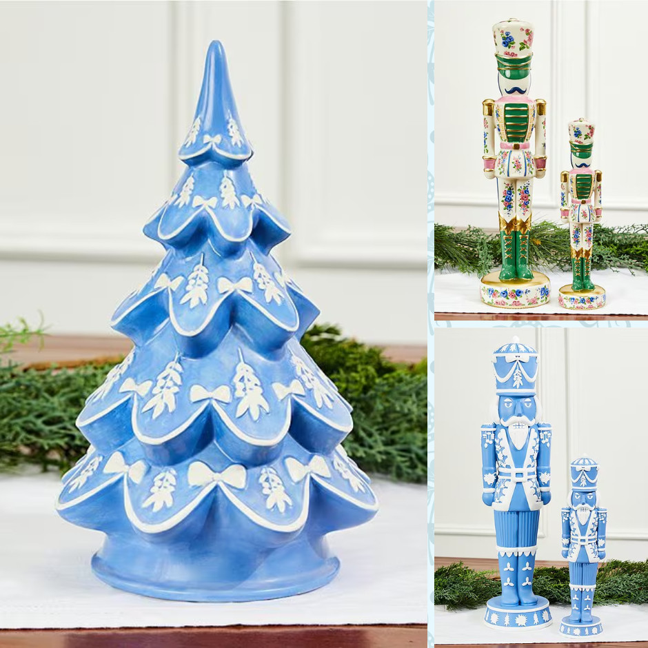 Wedgwood inspired Christmas and nutcracker 

 #LTKSeasonal #LTKHome