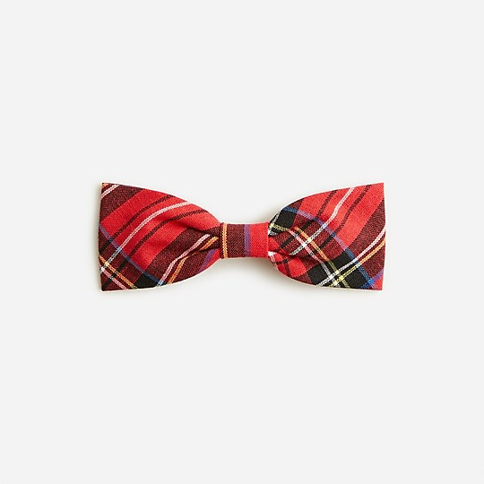Tartan bow hair clip | J. Crew US