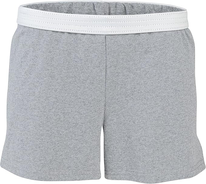 Soffe Women's Authentic Cheer Shorts, Athletic Cotton Blend, 3” Inseam, Oxford, Small | Amazon (US)