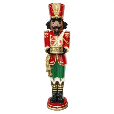 Member's Mark 6' Pre-Lit Musical Grand Nutcracker with Snowglobe | Sam's Club