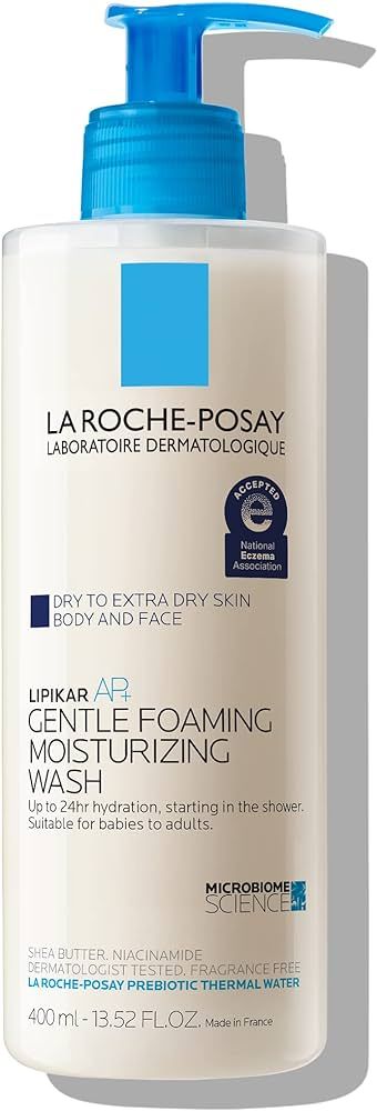 La Roche Posay Lipikar Wash AP+ Body & Face Wash with Pump, Gentle Daily Cleanser with Shea Butte... | Amazon (US)