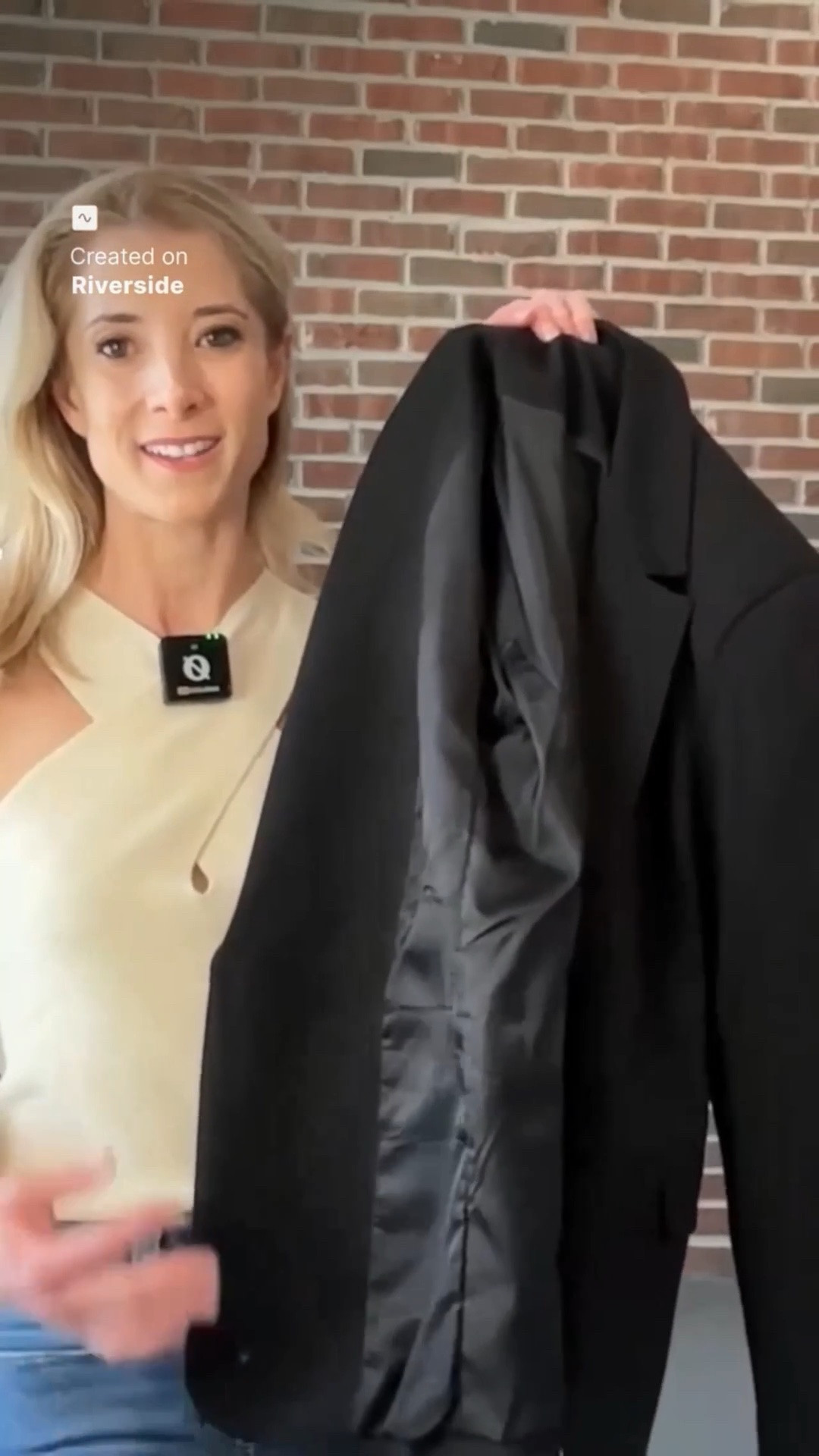 Elegant blazer styled over spring 2026 Amazon Criss cross halter top and Paige laurel canyon jeans

#LTKgrwm #LTKPetite #LTKootd