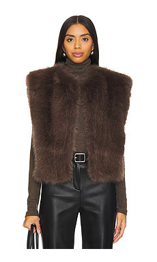 AGOLDE Fara Gilet in Paloma from Revolve.com | Revolve Clothing (Global)