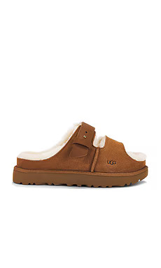 UGG Greenport Strap Slide in Chestnut from Revolve.com | Revolve Clothing (Global)