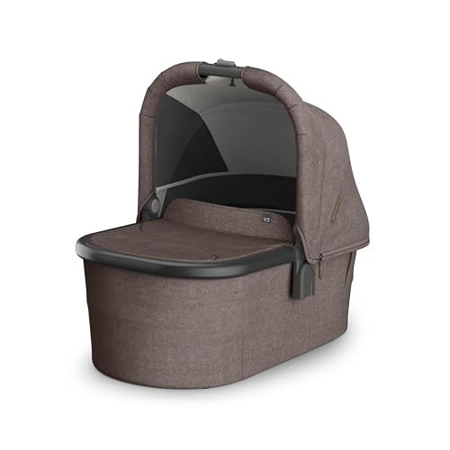 UPPAbaby Bassinet V3 - Compatible with Vista, Cruz, Ridge Strollers - Overnight Sleep Solution - Mattress, Sheet and Bug Shield Included - Owen (Mocha Mélange) | Amazon (US)