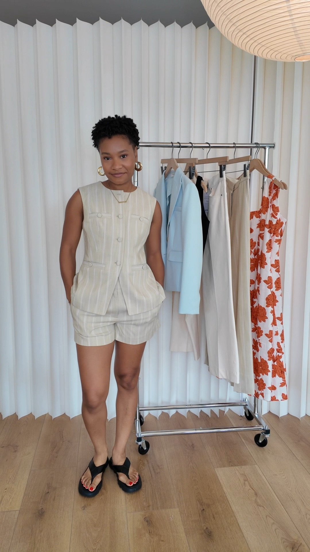 And then they’re were matching shorts! I’m wearing a size 4.

#LTKgrwm #LTKootd #LTKSeasonal