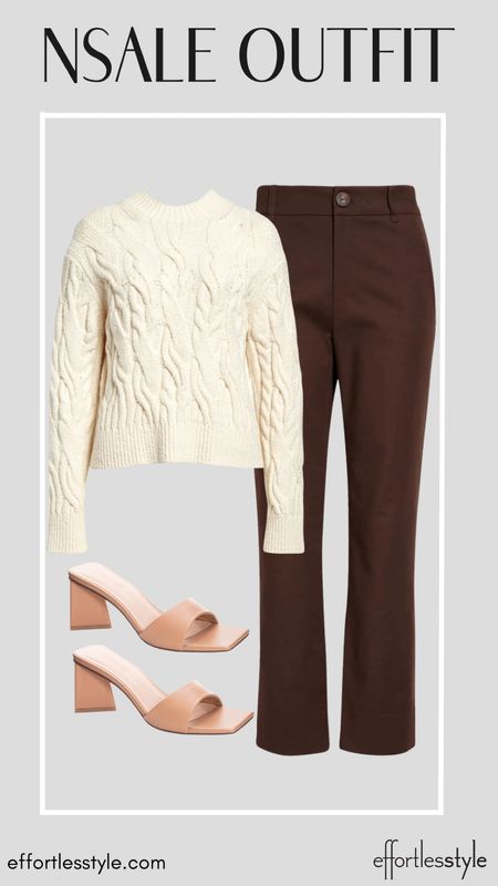 Love this sweater and slacks look for the office this fall 🤎🤍

#LTKSeasonal #LTKworkwear #LTKxNSale