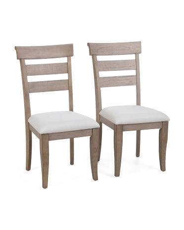 Set Of 2 Claire Dining Chairs With Cushion | TJ Maxx