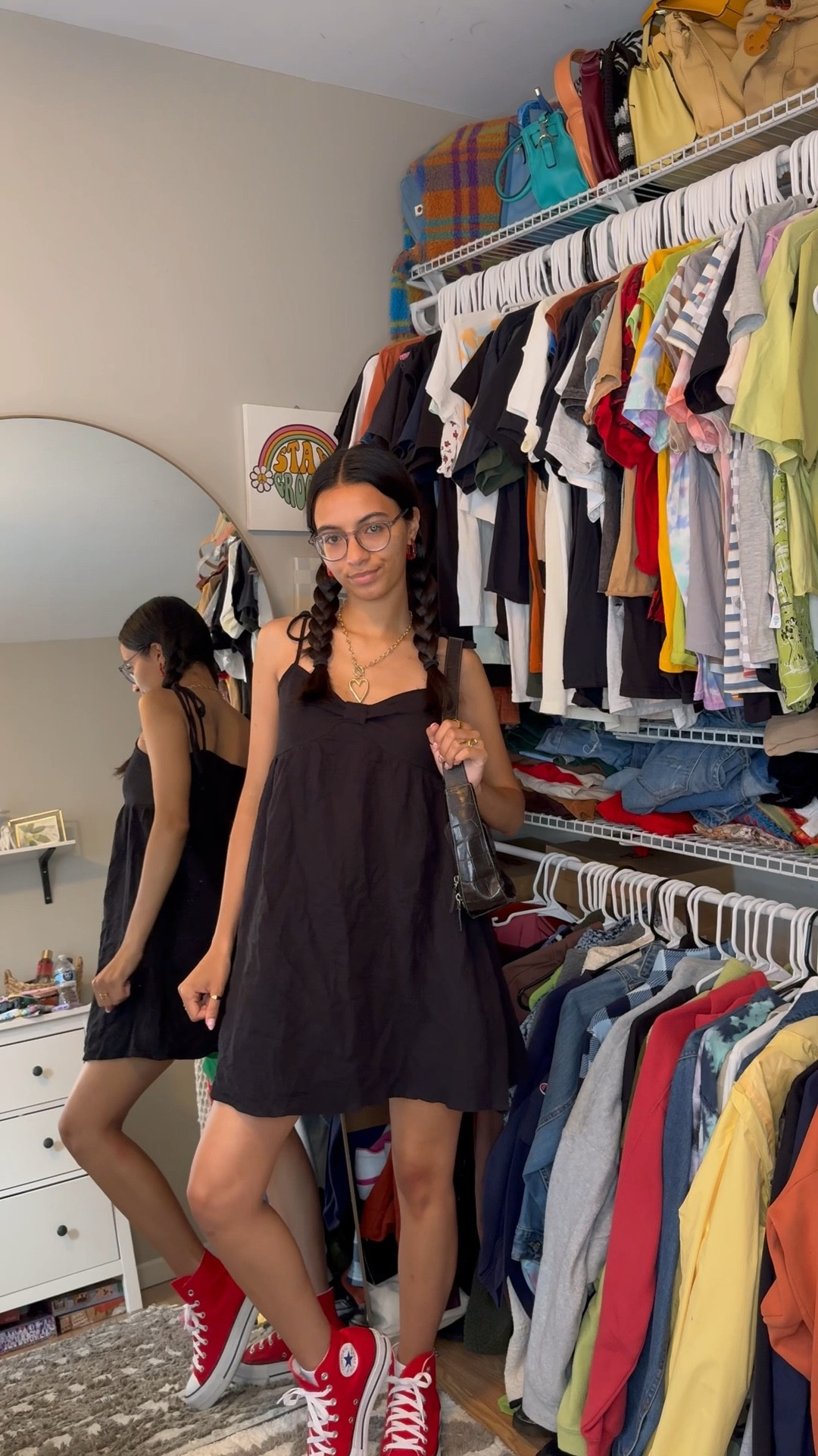 Black dress, lbd, slowly dress, red platform converse, red sneakers, gold jewelry, summer outfit, summer inspo, casual summer inspo 

#LTKSummerSales #LTKFindsUnder100 #LTKStyleTip