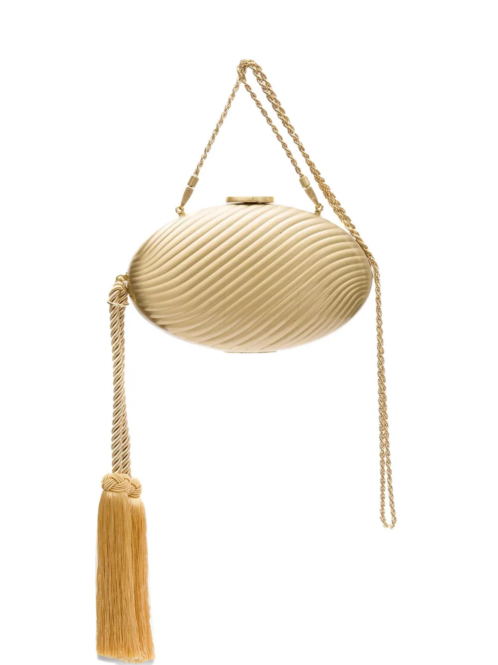 Isla Metallic Clutch Bag | Gold | FARFETCH | Farfetch Global