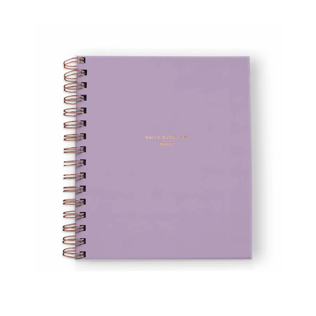 Lavender Daily Overview Planner | Pink Antlers
