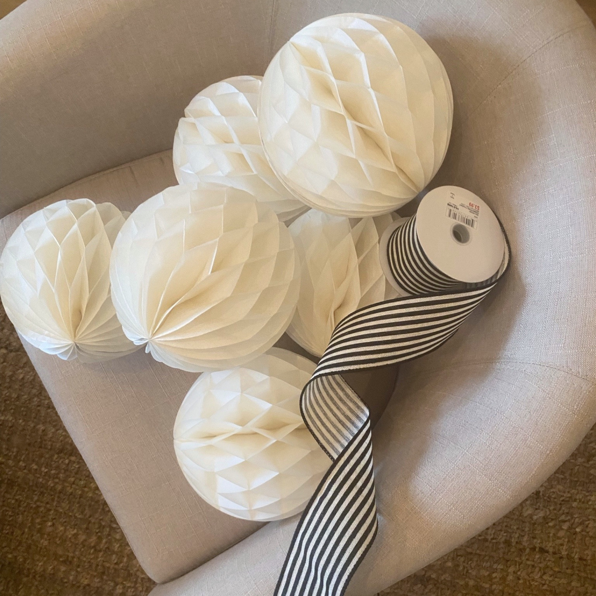 WOW! These I cream paper ornaments are giving color, texture and dimension to my Christmas decor  

#LTKSeasonal #LTKHoliday #LTKHome