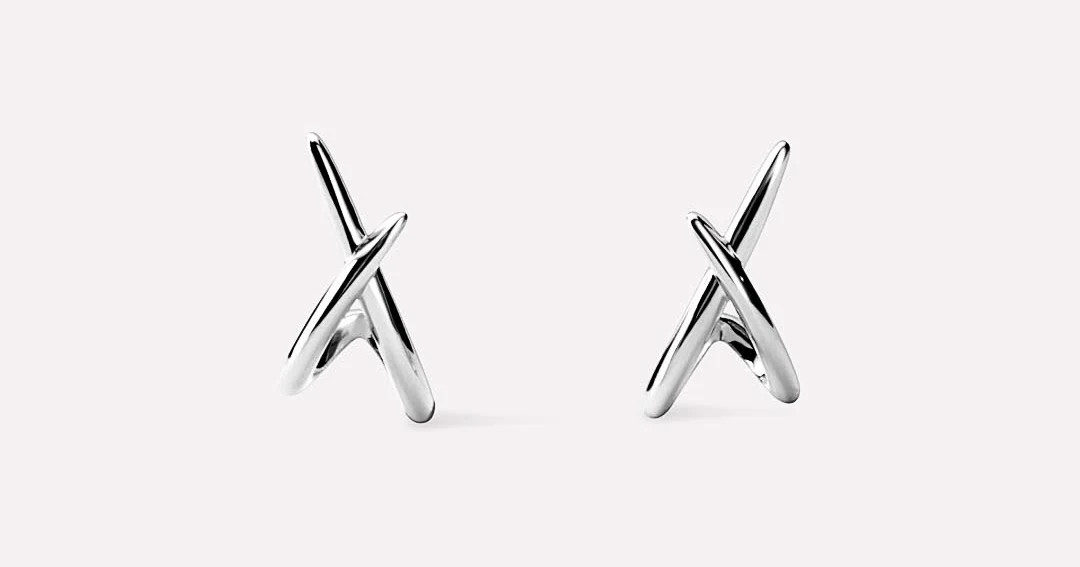 Silver Stud Earrings - Sloane Silver | Ana Luisa