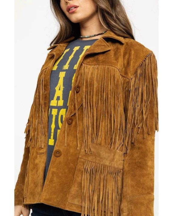 Western Fringes Suede Leather Jacket for Women /women Vintage | Etsy | Etsy (US)