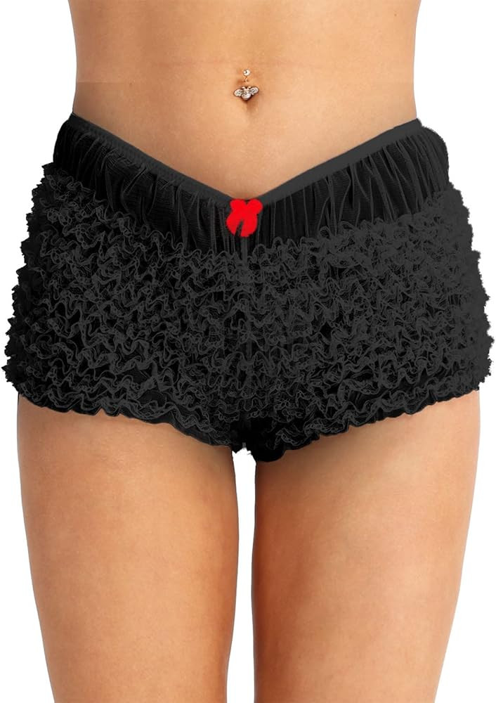 Shinsto Women's Ruffled Lace Frilly Knickers Panties Bloomers Sissy Frilly BoyShorts Underwear Bo... | Amazon (US)