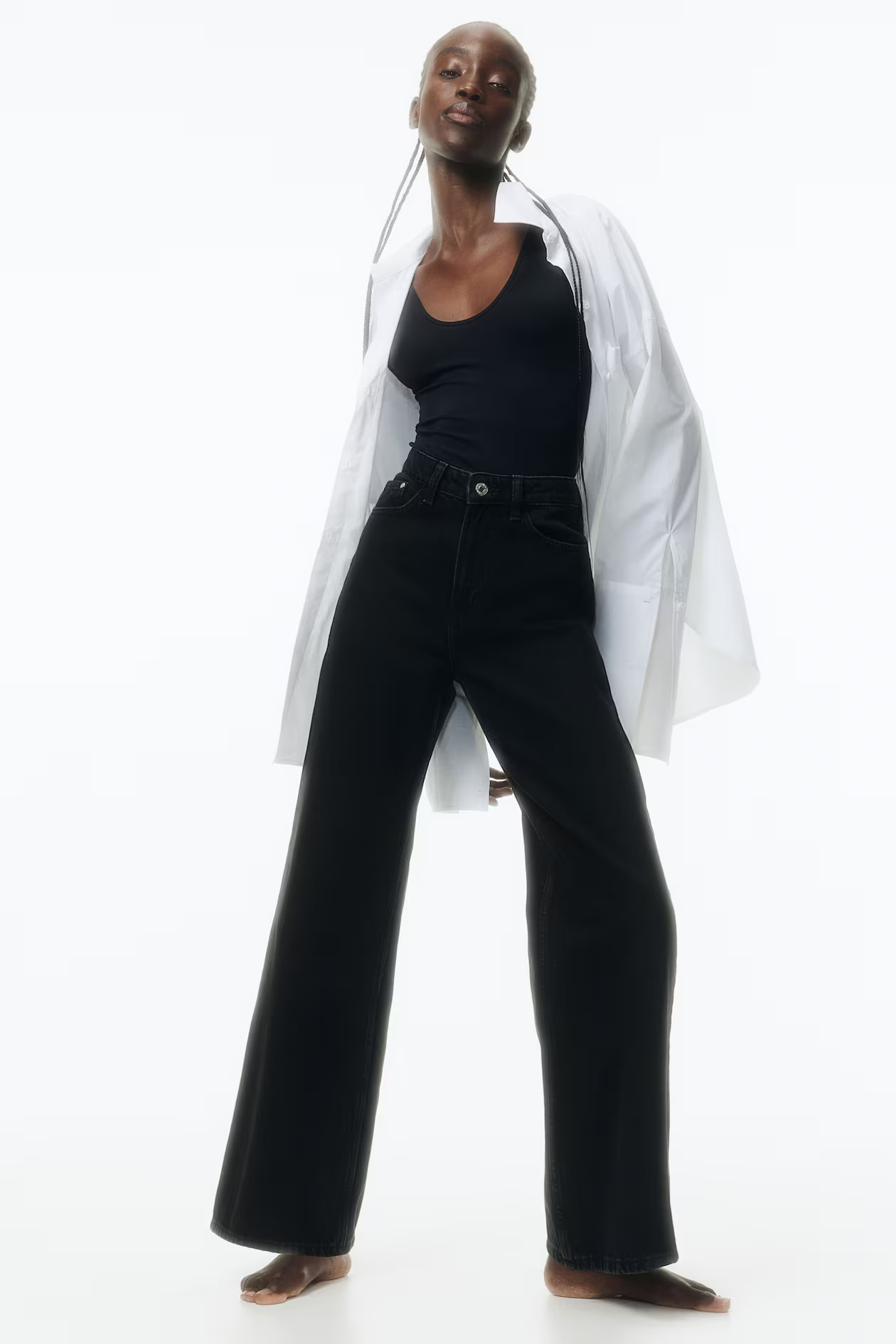 Wide Ultra High Jeans | H&M (UK, MY, IN, SG, PH, TW, HK)