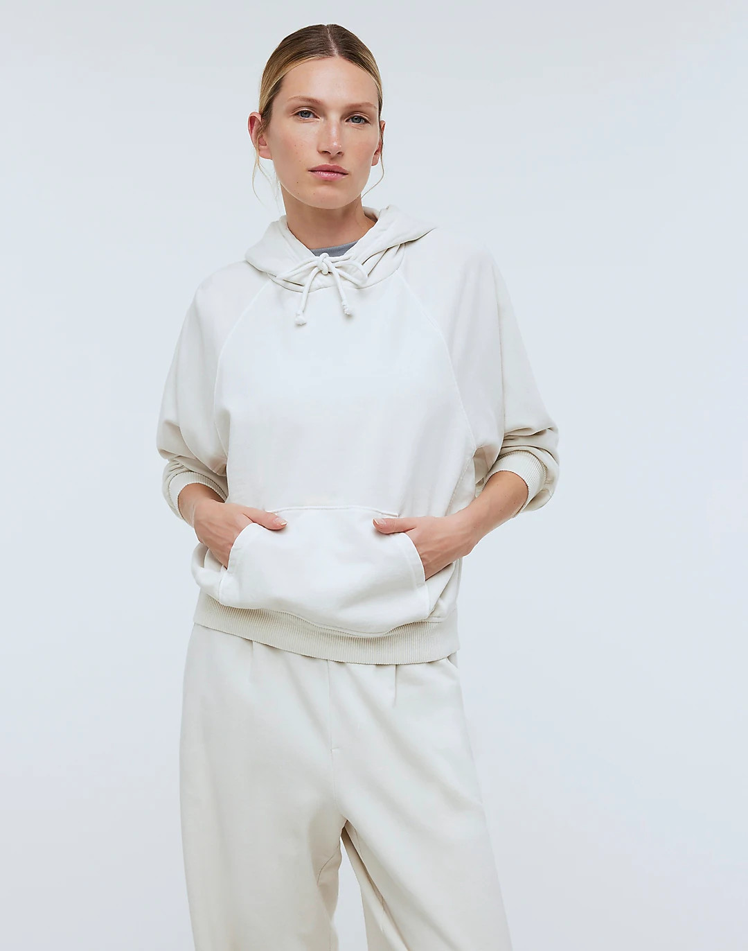 Terry Relaxed Raglan-Sleeve Sweatshirt | Madewell