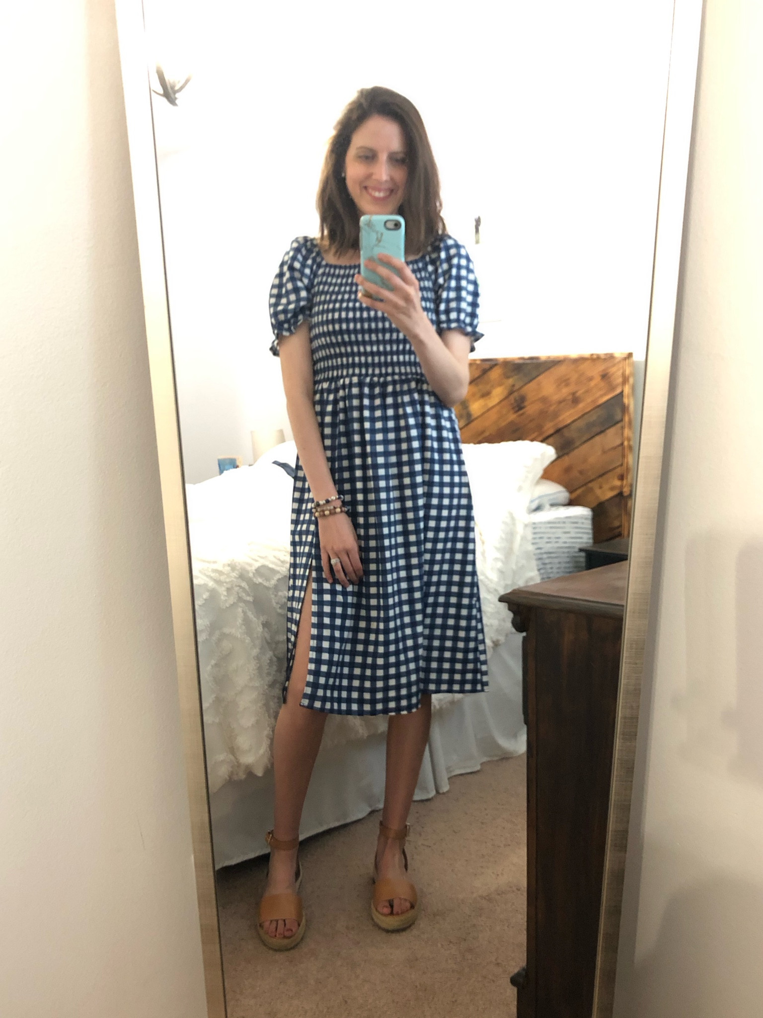 This week’s church outfit. 
Sunday best 💙
Dress is from Amazon under $40 fits tts. 

4th of July outfit, gingham dress
Fourth of July, summer dress, 
Classic style, preppy style, church dress, Date night dress

#LTKunder50 #LTKFind #LTKSeasonal