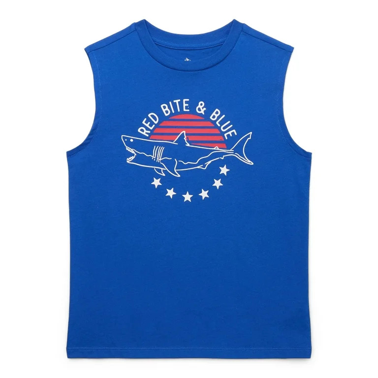 Way to Celebrate Boys Americana Tank Top, Sizes 4-18 & Husky - Walmart.com | Walmart (US)