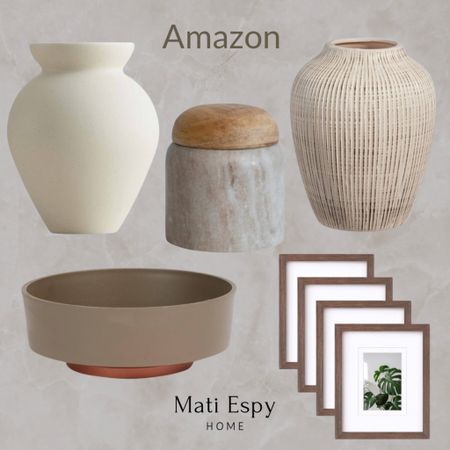 Amazon Home Finds Picture frames vases serving bowls Home Decor planters