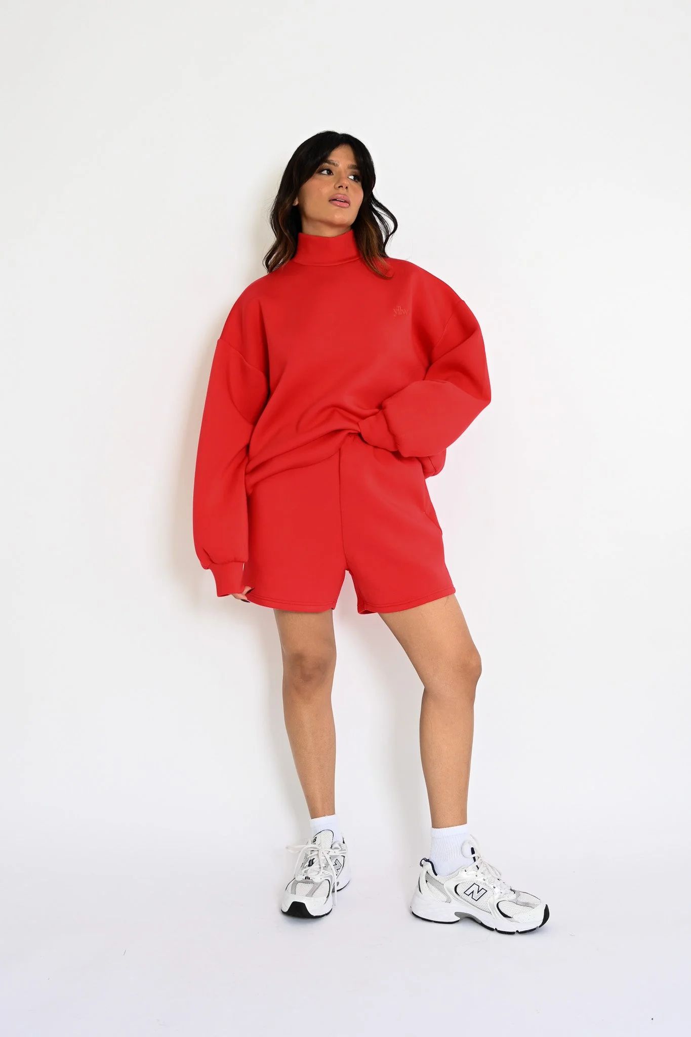 Maya Scuba Pullover — Ruby | YLLW The Label