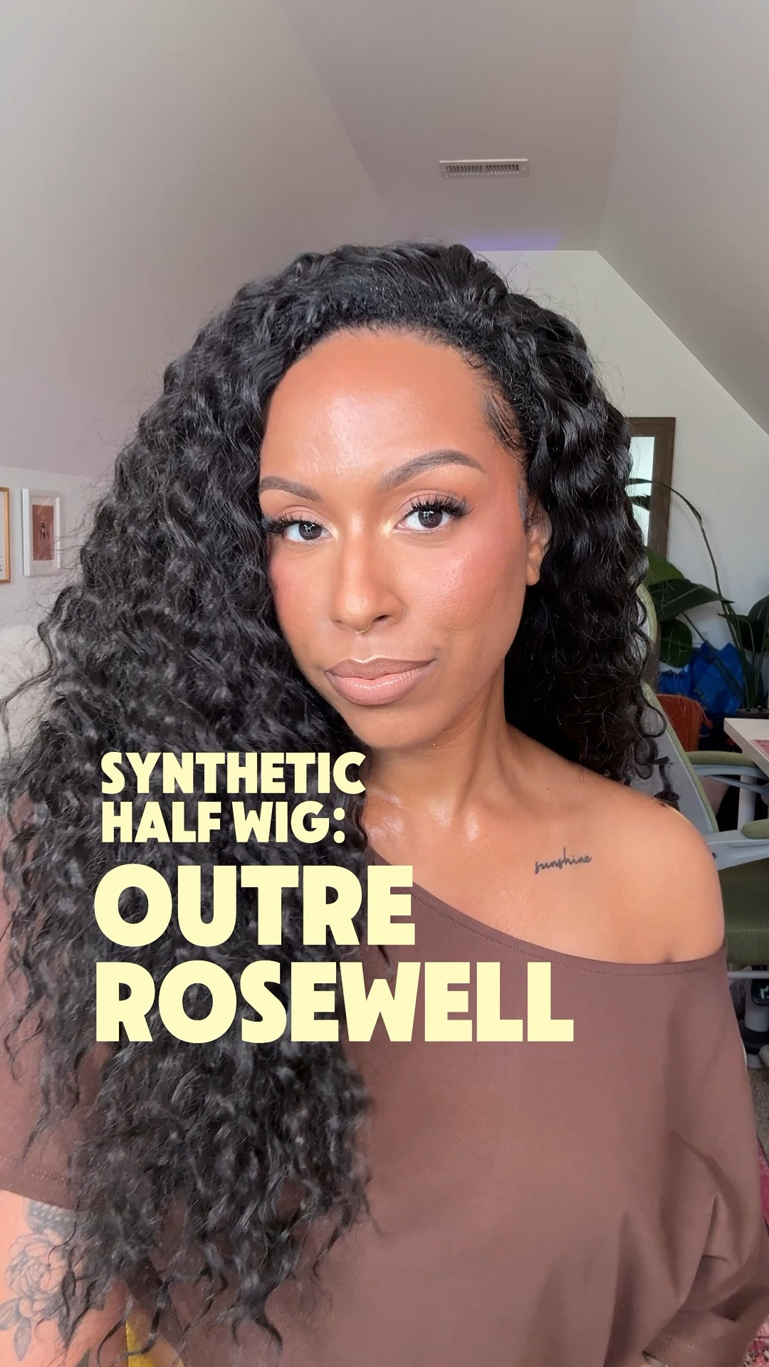 Synthetic Half Wig: Outre Rosewell 
Color: 2

This half wig is a sleeper. She’s so pretty! Affordable and easy option for this weather 🥵☀️🔥

#LTKBeauty #LTKgrwm #LTKootd
