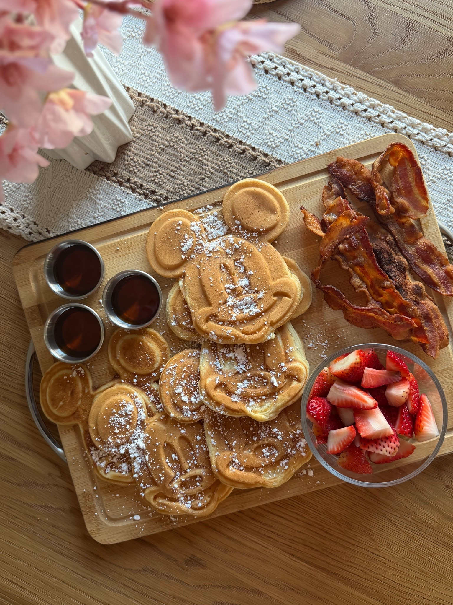 Mickey shaped food is always a good idea. I have seen a lot of Mickey waffle makers but this one if definitely our favorite! Perfect for those slow morning breakfasts. The kids will love them! 

Disney Family , Disneyland , Mickey Mouse , Kohls finds 

#LTKfoodie #LTKKids #LTKmorningroutine