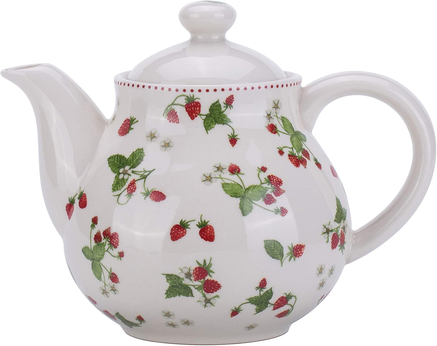Porcelain Teapots,Lovely Strawberry Design Tea Pot for Tea or Coffee,Ceramic Teapot with Lids,Hom... | Amazon (US)